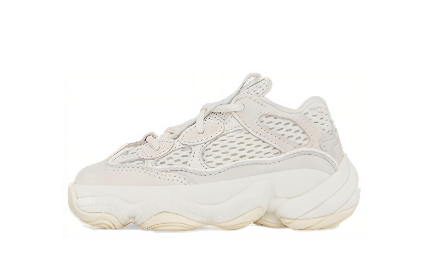 Adidas originals Yeezy 500 comfortable and versatile anti-slip anti-kick low-cut toddler shoes for infants and young children
