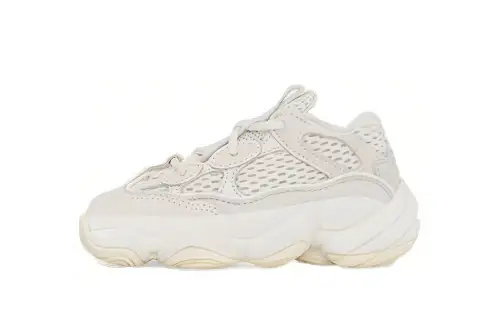 Adidas originals Yeezy 500 comfortable and versatile anti-slip anti-kick low-cut toddler shoes for infants and young children