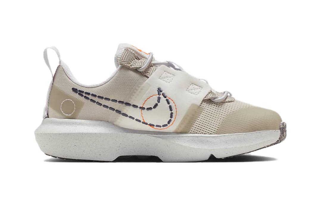 Детские кроссовки Nike Crater Impact BP (бело-коричневые) — Белый / коричневый — фото 4