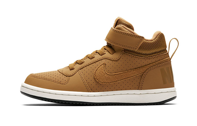 Кеды Nike Court Borough Mid (коричневые)