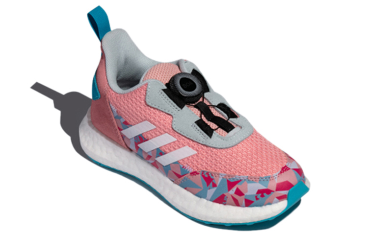 Детские кроссовки adidas lux Boa K (розовый) — фото 4