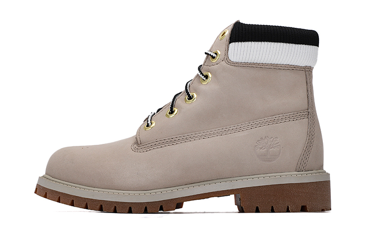 Timberland Timberland 6 In Premium WP Boot Daily Outdoor Leisure Martin Mid-calf Children's Boots Light Taupe Children's Style