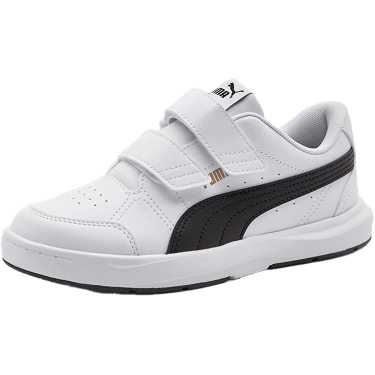 Детские кеды PUMA Evolve Court V JR (бело-черные)