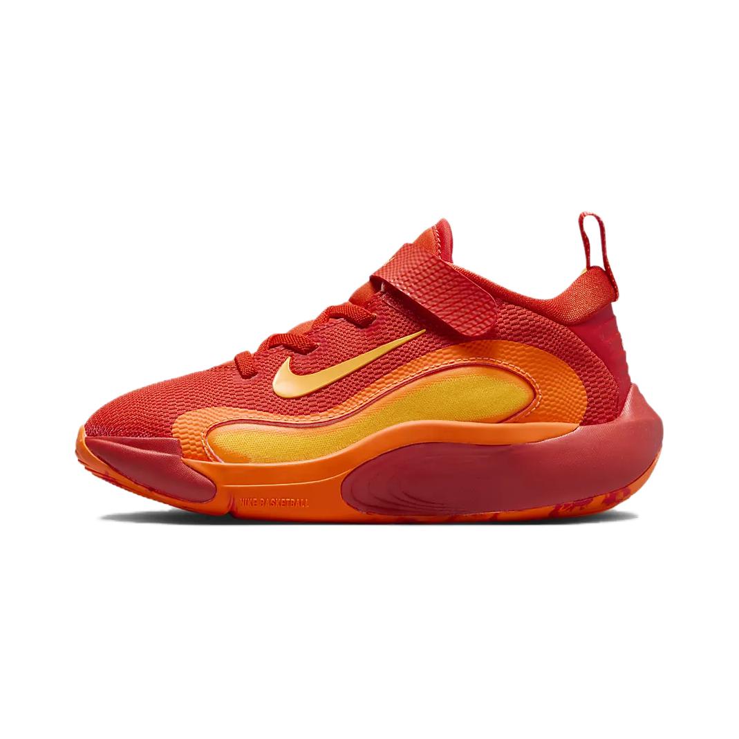 Кроссовки Nike ISOFLY (красно-оранжевые)