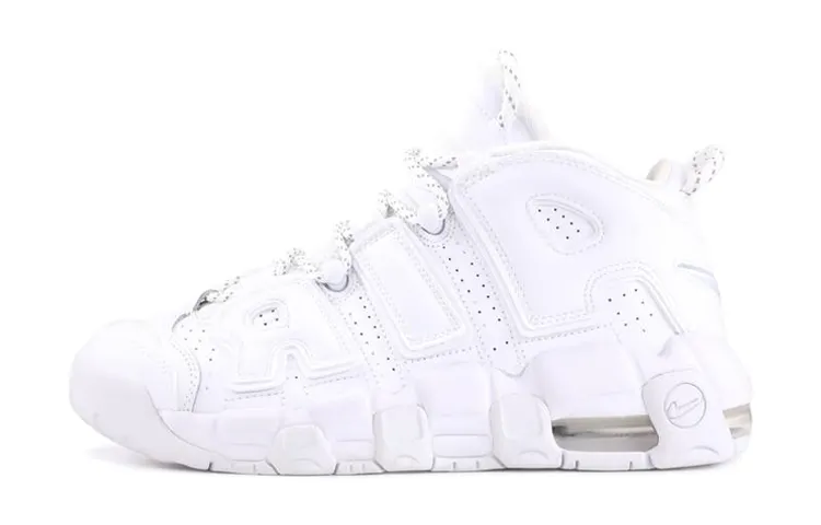 Nike Air More Uptempo Triple White 2017 GS