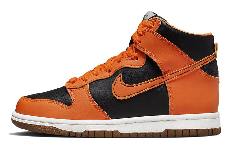 Кеды Nike NikeDunk (черный / оранжевый)