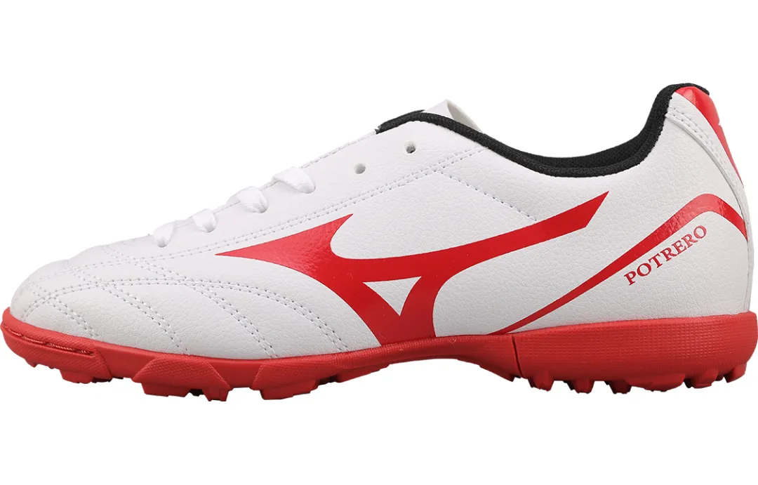 Mizuno Low top Kids' Soccer Shoes White Red