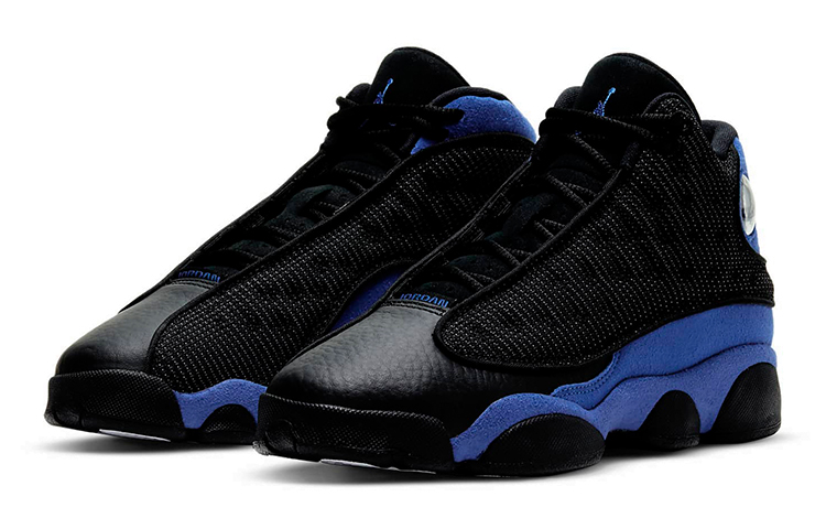 Кроссовки Jordan JordanAir Jordan 13 "Black Royal" GS (синий / черный) — Синий / чёрный — фото 3