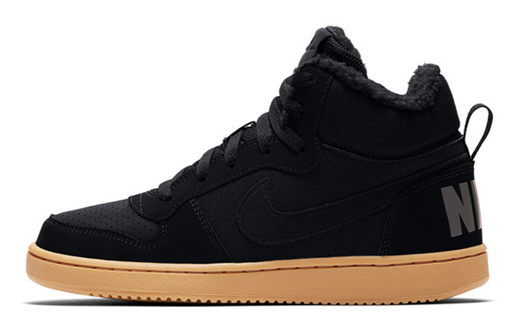 Кеды Nike NikeCourt Borough Mid WNTR (черно-коричневые)