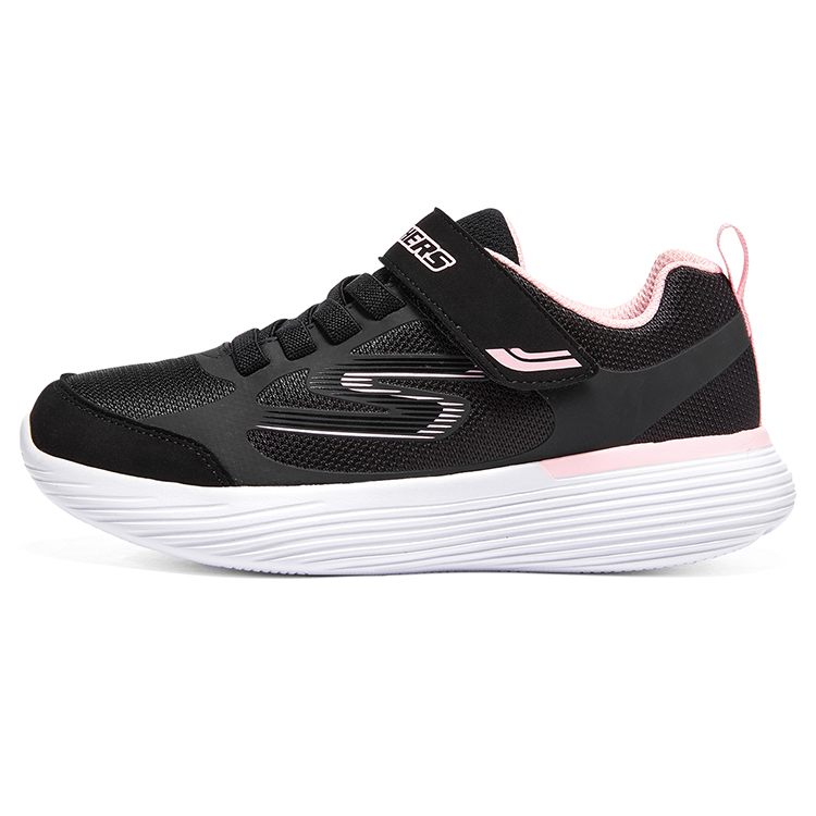 Детские кроссовки Skechers kids Go Run 400 V2 (черно-розовый)