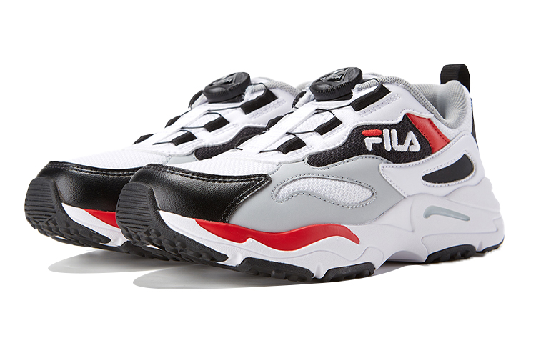 Детские кроссовки Fila KIDS Tracer (бело-красно-черные) — фото 3