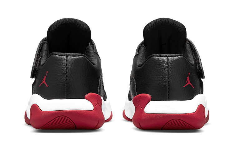 Детские кроссовки Jordan Air Jordan 11 CMFT Low (черно-бело-красные) — фото 6