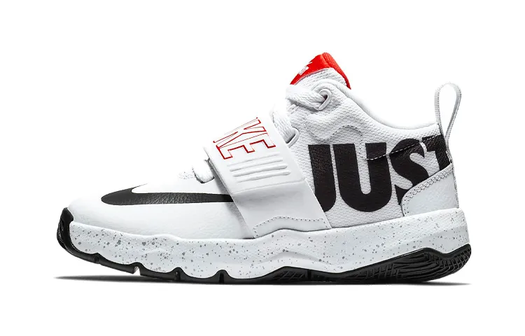 Nike Team Hustle D 8 JDI Slip Resistant Cushioning Abrasion Resistant Low top Performance Basketball Shoes Gray Black