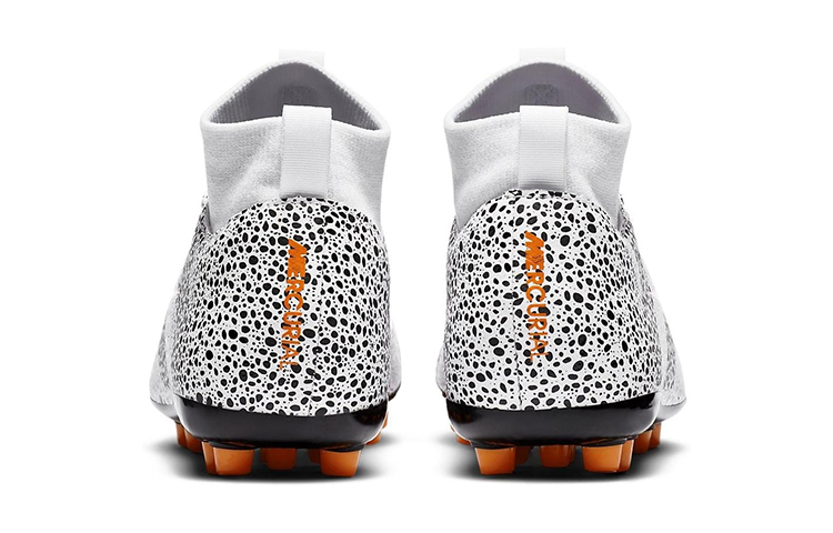Детские бутсы Nike Mercurial Superfly 7 JR Academy AG (черно-бело-желтые) — Чёрный / белый / жёлтый — фото 5