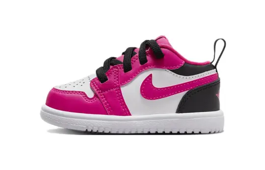 Jordan Kids Air Jordan 1 Low "Fierce Pink" Sneakers