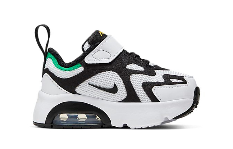 Детские кроссовки Nike Air Max 200 (черно-белые) — фото 3