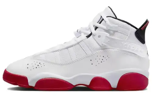Jordan 6 Rings White University Red GS