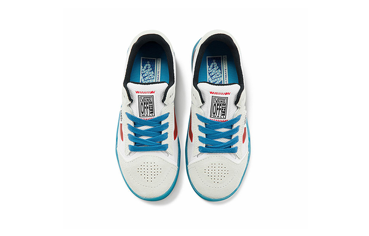 Кеды Vans Classics (бело-голубые) — фото 4