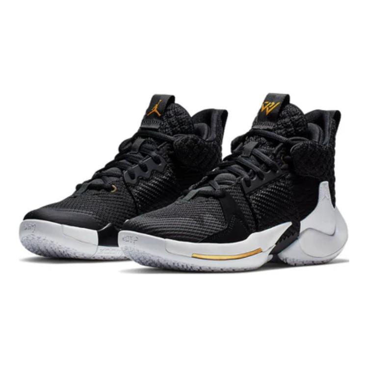 Кроссовки Jordan JordanWhy Not Zer0.2 GS (черно-белые) — фото 3