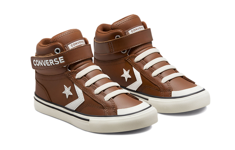 Детские кеды Converse Pro Blaze Strap (коричневый) — фото 3