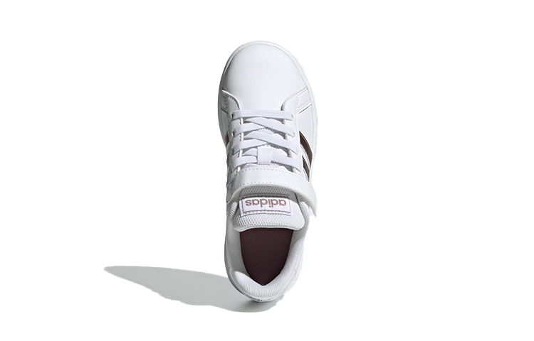 Детские кеды adidas neo GRAND COURT (бело-золотые) — фото 5