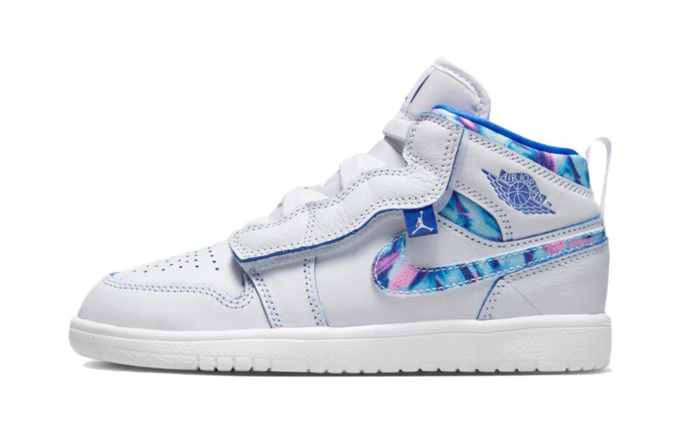 Детские кроссовки Jordan Jordan Air Jordan 1 mid alt se (бело-синий)