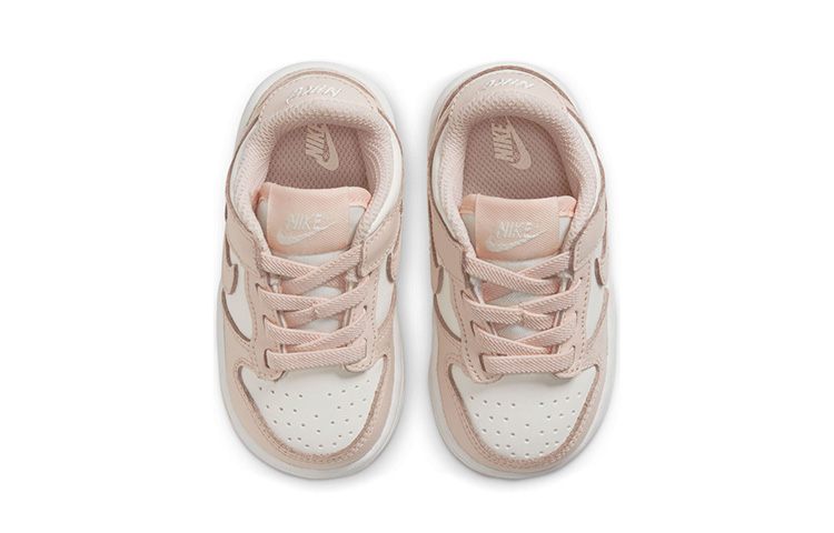 Детские кеды Nike Dunk "Orange Pearl" (розовый) — фото 6