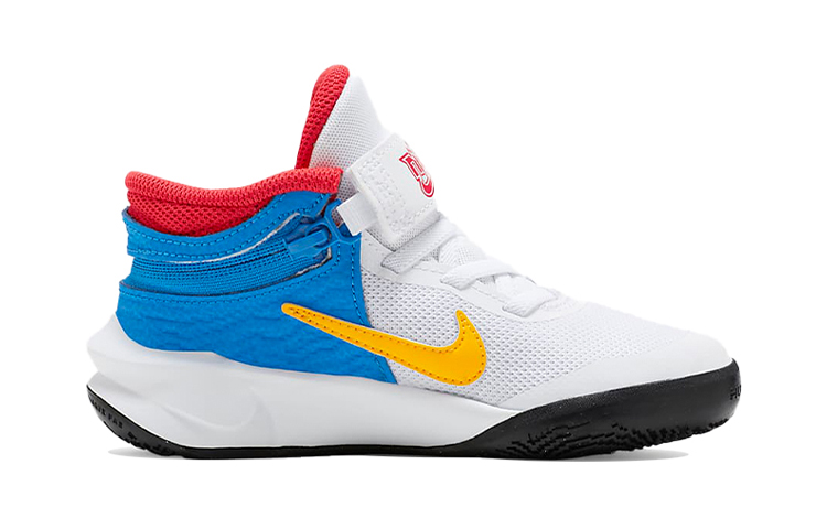 Детские кроссовки Nike Team Hustle D 10 FlyEase (разноцветный) — фото 4