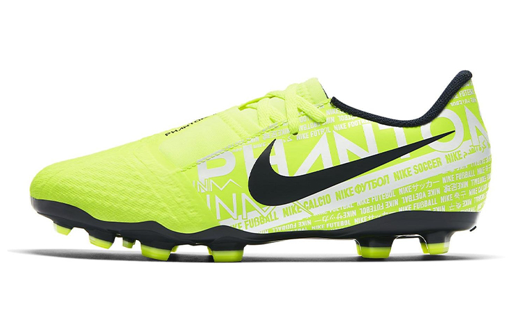 Футбольные бутсы Nike Nike Phantom Venom JR Academy FG (зелено-желтые)