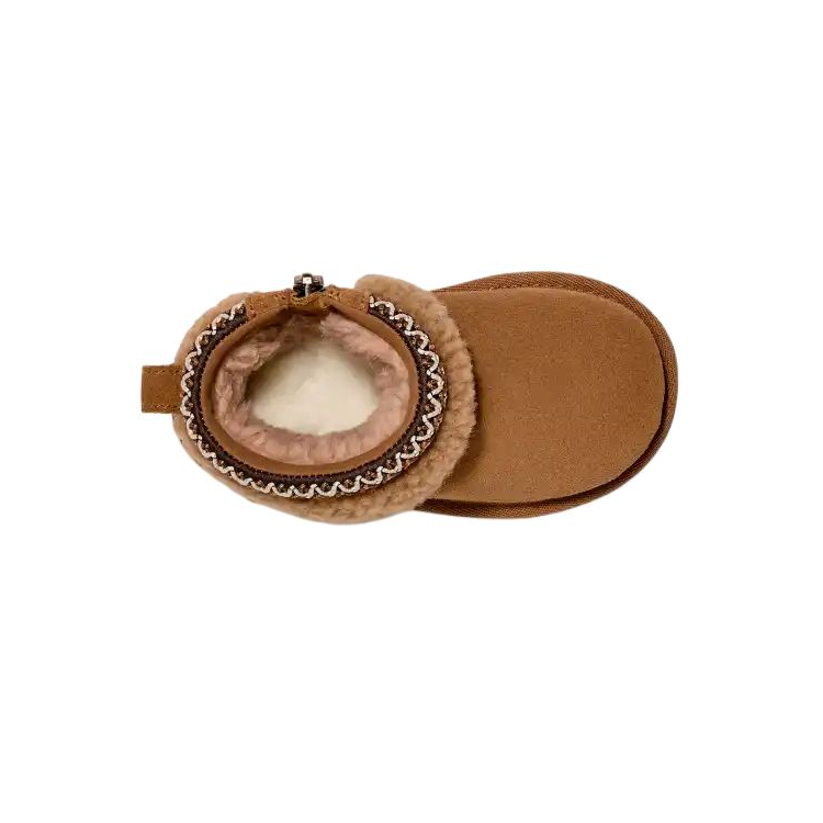 Детские ботинки UGG CLASSIC ULTRA MINI (коричневый) — фото 4
