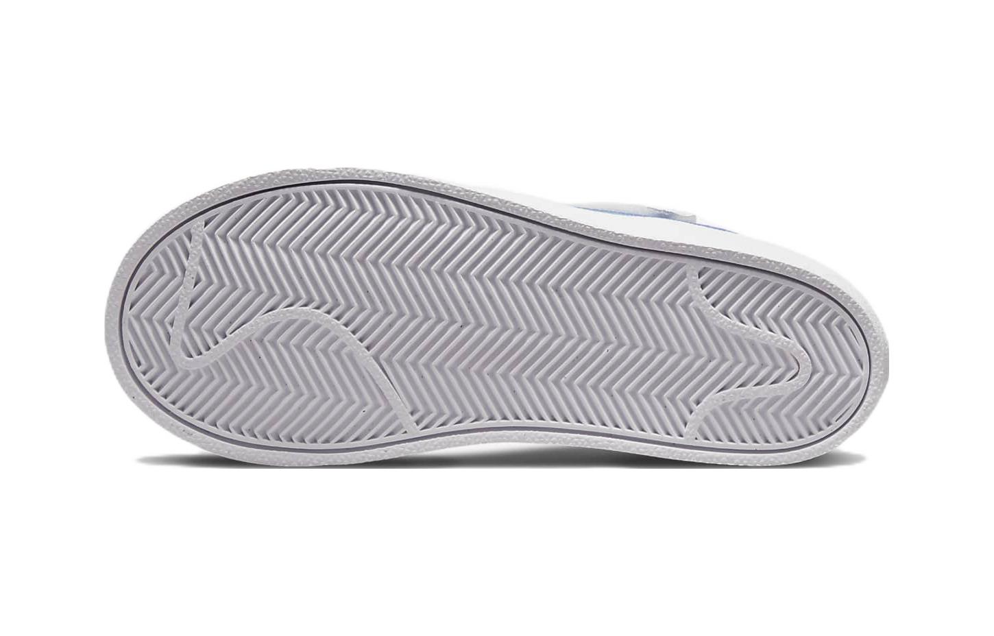 Детские кеды Nike Blazer 77 (синий / белый / зеленый) — Синий / белый / зелёный — фото 8