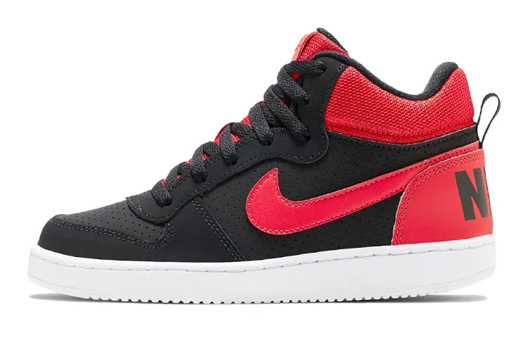 Nike Court Borough Mid Sneakers Black/Red GS