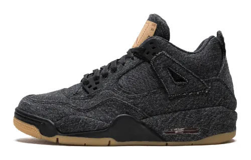 Jordan 4 Retro Levi's Black GS Levi's Tag