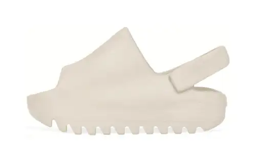 Adidas originals Yeezy Slide Hydroxy Gray Bone Comfortable Anti-slip Anti-kick Low-top Toddler Shoes Beige Infant and Toddler