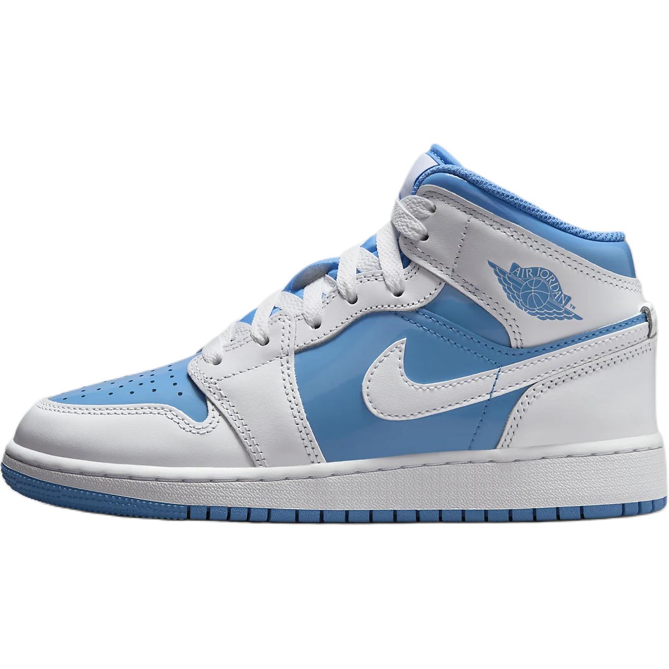 Кроссовки Jordan Air Jordan 1 Mid SE (бело-синие)