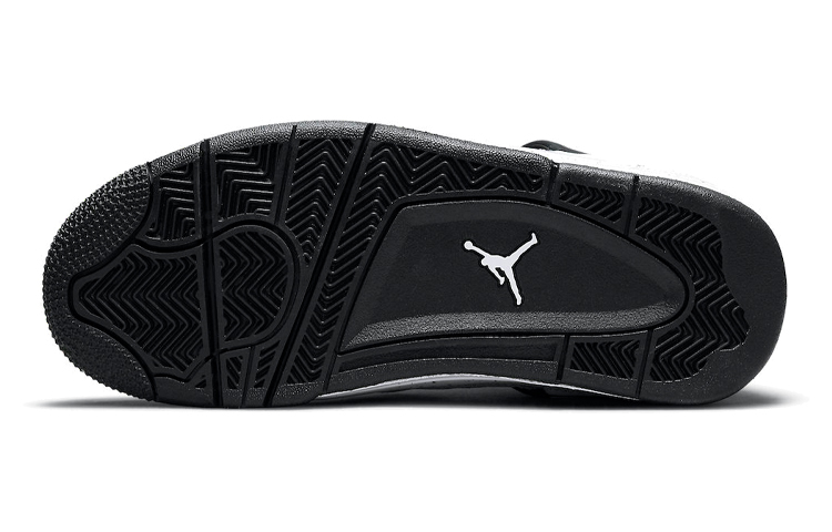 Кроссовки Jordan JordanAir Jordan 4 "DIY" GS (бело-черные) — фото 10
