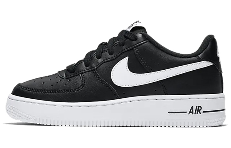 Унисекс кроссовки Nike NikeAir Force 1 GS (черно-белый) — фото 1