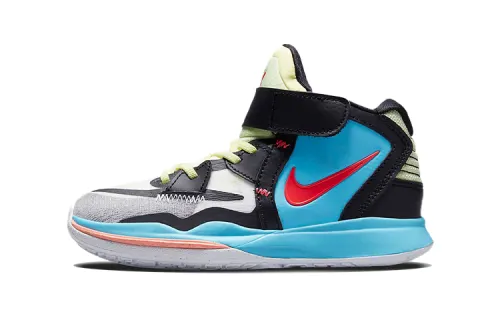 Nike Kyrie Infinity Irving Mid-top Children's Basketball Shoes Black Blue Children's