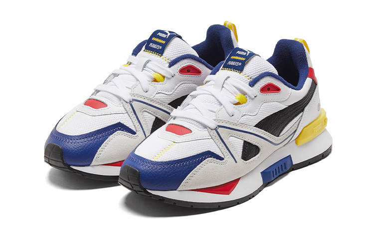 Детские кроссовки PUMA Peanuts Mirage Mox Jr (бело-синие) — фото 5