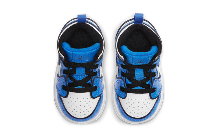 Детские кроссовки Jordan Air Jordan 1 Mid SE (черно-синий) — Чёрный / синий — фото 6