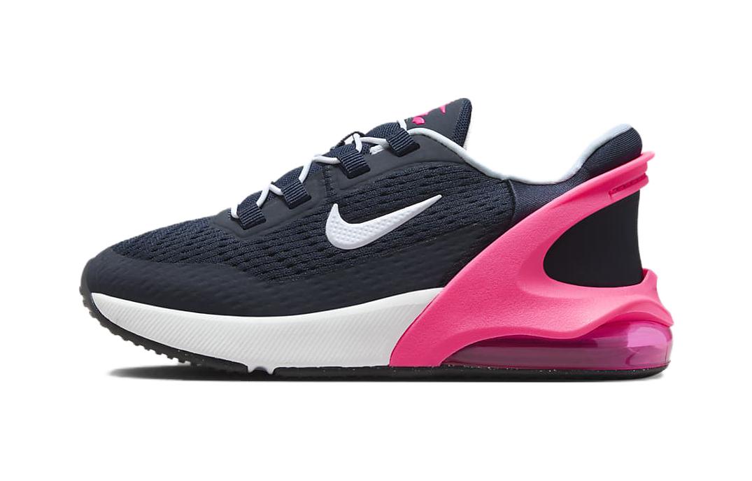 Детские кроссовки Nike Air Max 270 (черно-розовые)