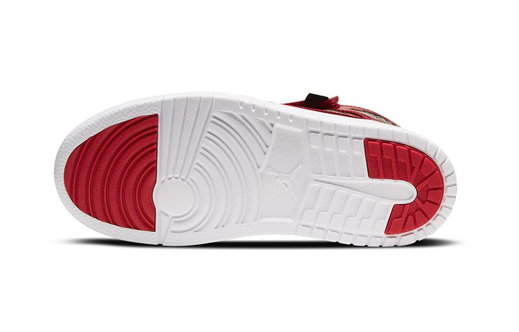 Кеды Jordan Air Jordan 1 mid alt (черно-красные) — фото 8
