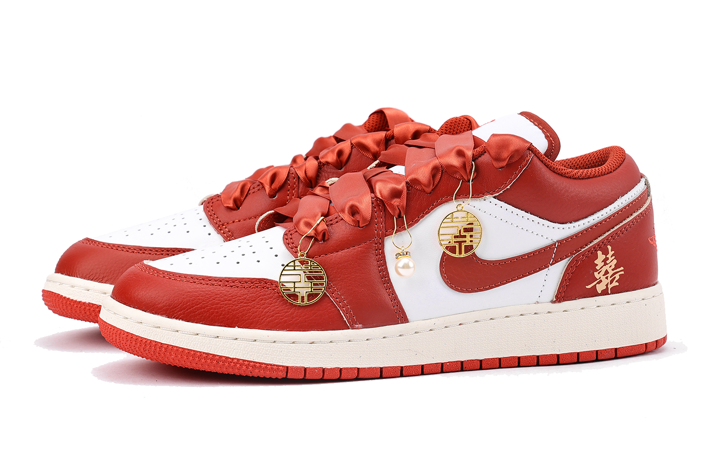 Jordan Air Jordan 1 Low top Vintage Basketball Shoes Women’s Red
