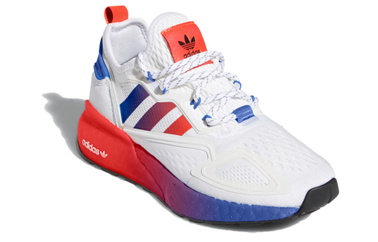 детские кроссовки adidas originals ZX 2K Boost (белые) — фото 5