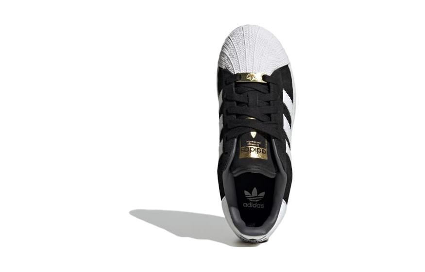 Детские кеды adidas originalsSUPERSTAR XLG (белые) — фото 6