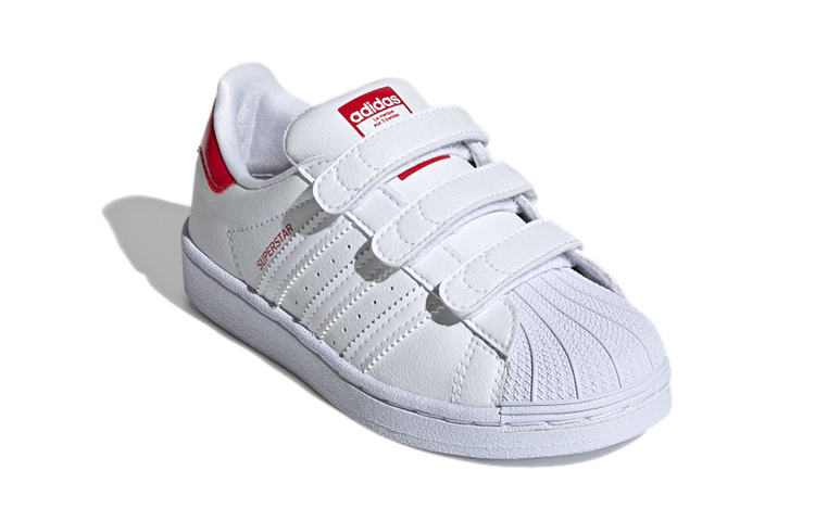 Кеды adidas originals SUPERSTAR Cf C (бело-красный) — фото 3