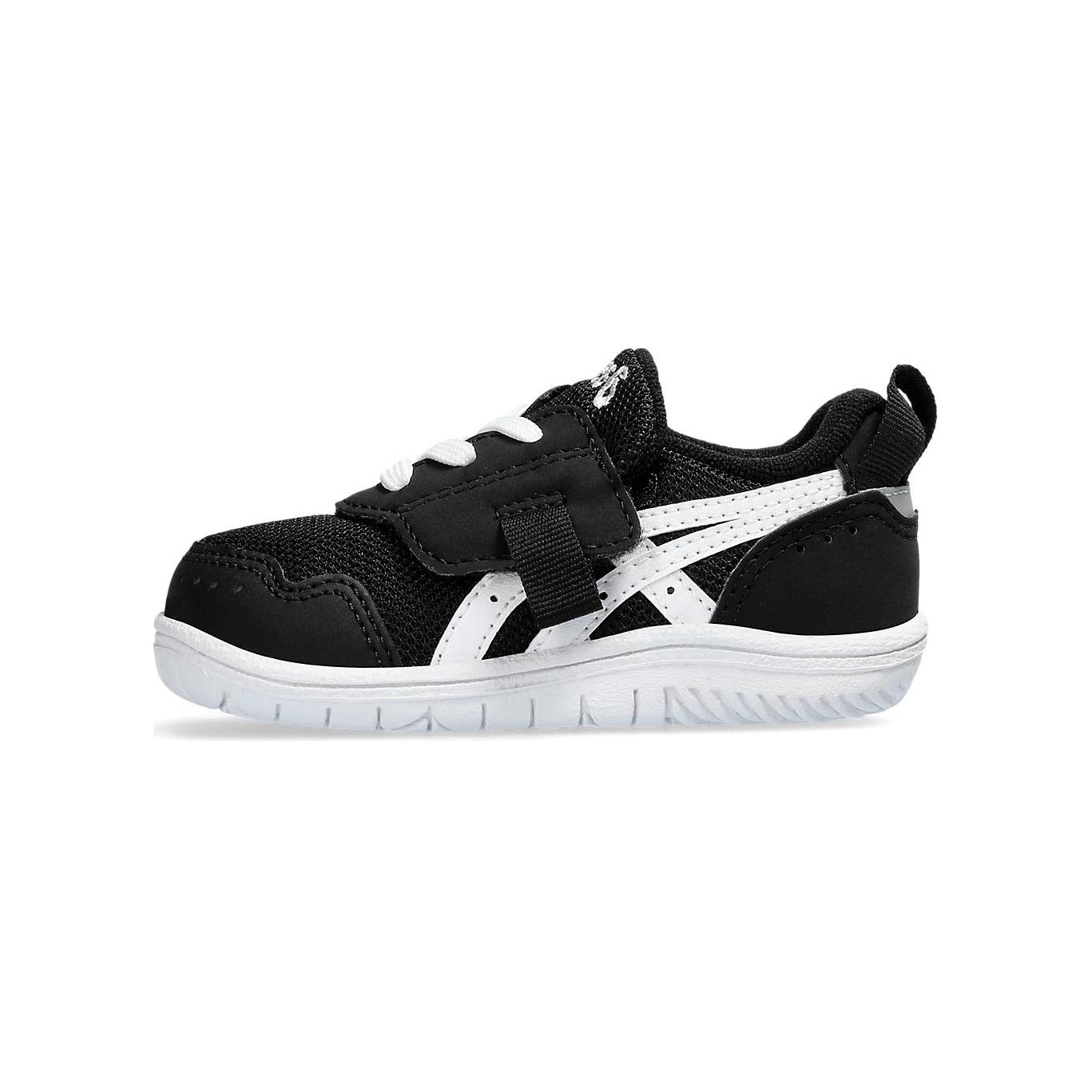 Asics Suku Anti-collision soft sole, comfortable and suitable for feet, skin-friendly, lightweight, steady growth, foot protection, anti-kick, breathable and wear-resistant, low-top toddler shoes, black, infants and young children