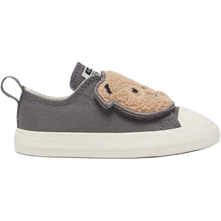 Детские кеды Converse All Star One Strap (серый / белый) — фото 3