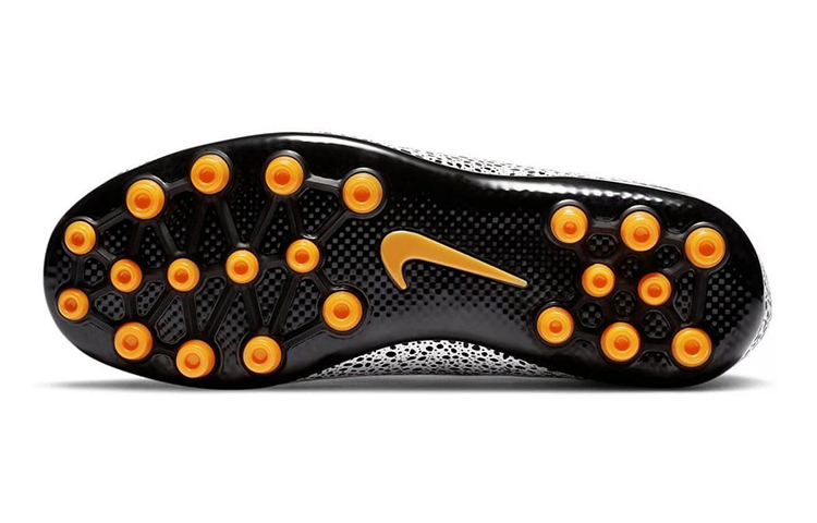 Детские бутсы Nike Mercurial Superfly 7 JR Academy AG (черно-бело-желтые) — Чёрный / белый / жёлтый — фото 6
