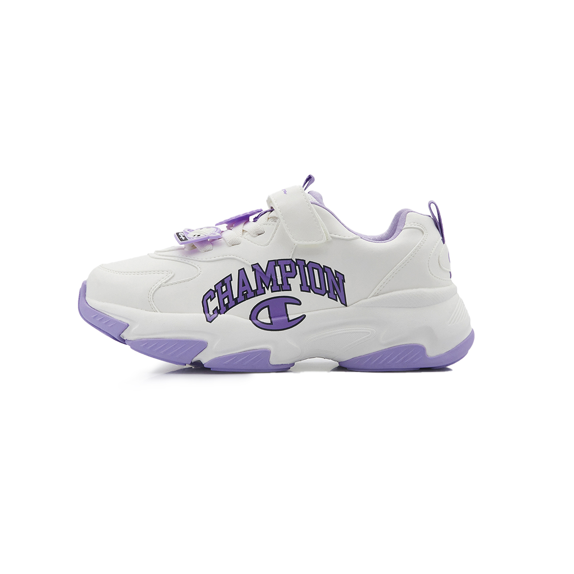 Детские кеды Champion Kids (бело-фиолетовые)